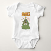 Groovy kerstboom - Holly Jolly Vibes Romper (Voorkant)