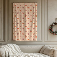 Groovy Kerstdeken 70s Pastel Holiday Comfort