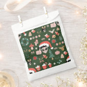 Groovy Kerstdisco Santa Alien Bedankzakje (Geknipt)