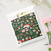 Groovy Kerstdisco Santa Alien Bedankzakje (Gezegeld)