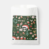 Groovy Kerstdisco Santa Alien Bedankzakje (Voorkant)