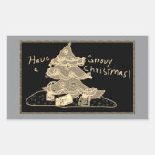 Groovy Kerstfeest Stickers (Voorkant)