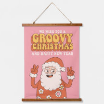 Groovy kerstkerkersen kerstkersen Santa Funny Retr