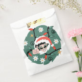 Groovy Kerstkrans Santa Alien Bedankzakje (Gezegeld)