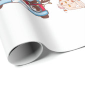 Groovy Kerstmis Cadeaupapier (Rol Hoek)