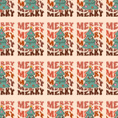 Groovy Kerstmis Deken Pastel Kerstfeest Viering