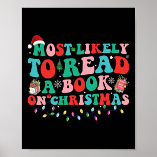 Groovy Kerstmis Meest Waarschijnlijk Een Boek Over Poster