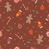 Groovy Kerstmis Worp Pastel Kerstfeest Viering Fleece Deken