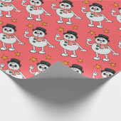 Groovy kerstpapier cadeaupapier (Hoek)