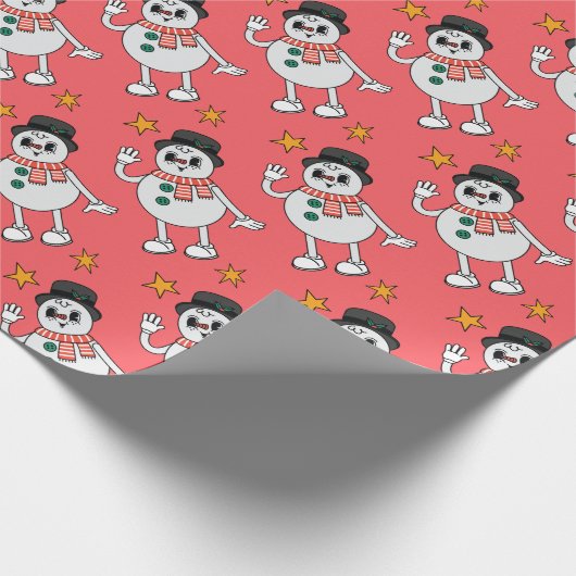 Groovy kerstpapier cadeaupapier (Hoek)