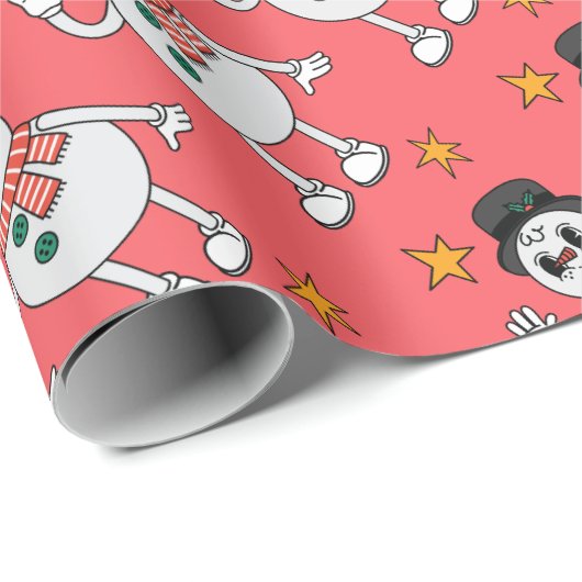 Groovy kerstpapier cadeaupapier (Rol Hoek)