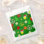 Groovy Kerstvredesteken Happy Face Bedankzakje (Geknipt)