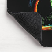 Groovy kettingzaag voor Halloween Graphic T-shirt Muismat (Hoek)