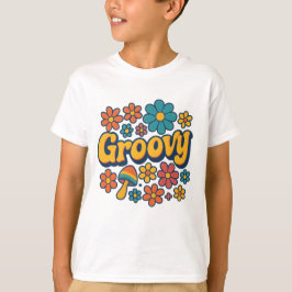 Groovy Kids T-Shirt Retro Vintage Grafische T-Shir