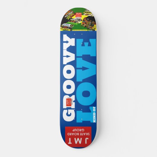 GROOVY KIND OF LOVE 8 1/4" Skateboard Dek (Voorkant)