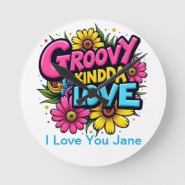 Groovy Kinda Love Ronde Klok