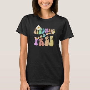 Groovy KINDNESS IS GRATIS Retro Stop Bullying Choo T-shirt