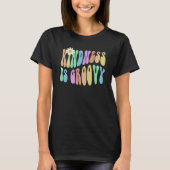 Groovy KINDNESS IS GROOVY Retro Stop Bullying Choo T-shirt (Voorkant)