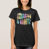 Groovy KINDNESS IS GROOVY Retro Stop Bullying Choo T-shirt (Voorkant)