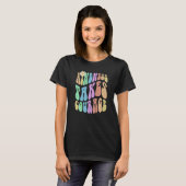 Groovy KINDNESS TAKES COURAGE Retro Stop Bullying T-shirt (Voorkant volledig)