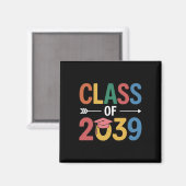 Groovy Klas Van 2039 Afstuderen Senior 2039 Magneet (Voorkant / Achterkant)