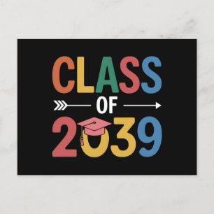 Groovy Klasse van 2039 Afstuderen Senior 2039 Briefkaart