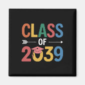 Groovy Klasse van 2039 Afstuderen Senior 2039 Magneet (Voorkant)