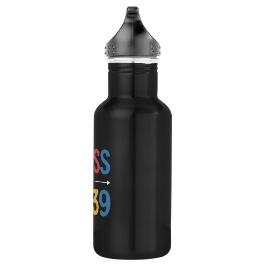 Groovy Klasse van 2039 Afstuderen Senior 2039 Waterfles (Rechts)