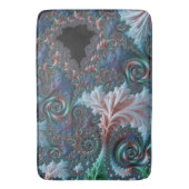 Groovy Kleurrijke Boho Hippie Mandelbrot Fractal A Badmat (Voorkant Verticaal)