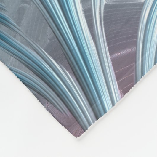 Groovy Kleurrijke Boho Hippie Mandelbrot Fractal A Fleece Deken (Hoek)