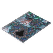 Groovy Kleurrijke Boho Hippie Mandelbrot Fractal A Notitieboek (Linkerzijde)