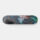 Groovy Kleurrijke Boho Hippie Mandelbrot Fractal A Persoonlijk Skateboard (Horizontaal)