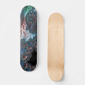 Groovy Kleurrijke Boho Hippie Mandelbrot Fractal A Persoonlijk Skateboard (Voorkant)