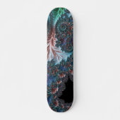 Groovy Kleurrijke Boho Hippie Mandelbrot Fractal A Persoonlijk Skateboard (Voorkant)