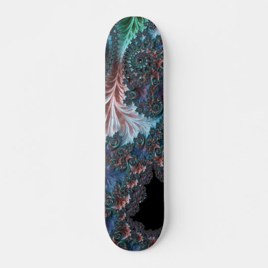 Groovy Kleurrijke Boho Hippie Mandelbrot Fractal A Persoonlijk Skateboard (Voorkant)