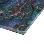 Groovy Kleurrijke Boho Hippie Mandelbrot Fractal A Snijplank (Hoek)