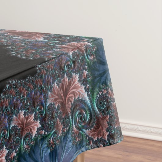 Groovy Kleurrijke Boho Hippie Mandelbrot Fractal A Tafelkleed (Voorbeeld)