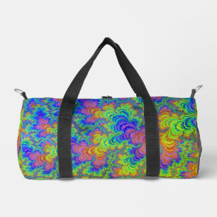 Groovy Kleurrijke Boho Hippie Trippy Regenboog Fra Plunjezak