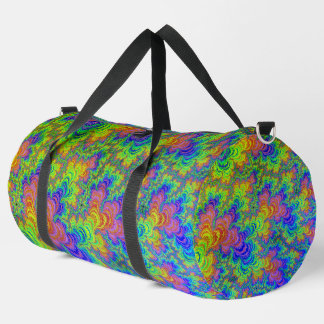 Groovy Kleurrijke Boho Hippie Trippy Regenboog Fra Plunjezak