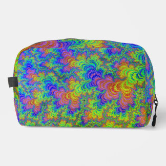 Groovy Kleurrijke Boho Hippie Trippy Regenboog Fra Toilettasje