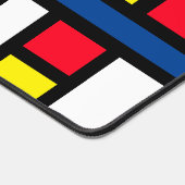 Groovy Kleurrijke Moderne Mondriaan Stijl Abstract Bureaumat (Hoek)