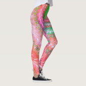 Groovy Kleurrijke Spiraal Digitale Abstracte Fract Leggings (Rechts)