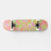 Groovy Kleurrijke Zure Reis Retro Hippie Marble Ar Persoonlijk Skateboard (Horizontaal)