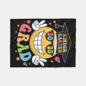 Groovy kleuterschool afgestudeerd gelukkige afstud fleece deken (Voorkant (Horizontaal))