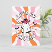 Groovy Laten we gaan Ghouls Bachelorette Kaart (Staand voorkant)