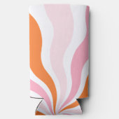 Groovy Laten we gaan Ghouls Bachelorette Seltzer Blikjeskoeler (Achterkant)