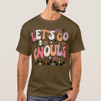 Groovy Laten we gaan Ghouls Retro Ghouls Hippie Br T-shirt