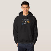Groovy Latkes and Love Happy Hanukkah Jewish Holid Hoodie (Voorkant volledig)