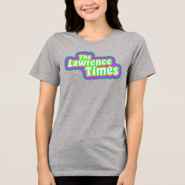 Groovy Lawrence Times femme grey Tri-Blend Shirt