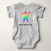 Groovy Lawrence Times Romper (Achterkant)